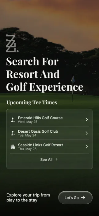 Guest app screen