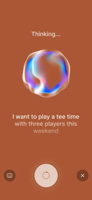 AI Concierge screen